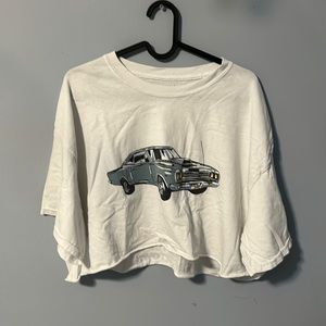 Brandy Melville Oversized Cropped Tee